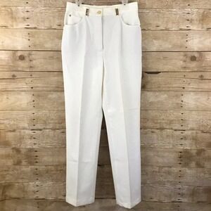 St. John Sport by‎ Marie Gray Ivory Trouser Pants